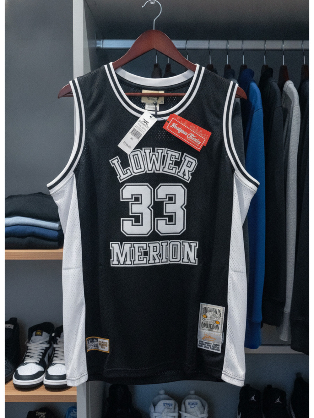 $125 XL Kobe Bryant Lower Merion Highschool Jersey